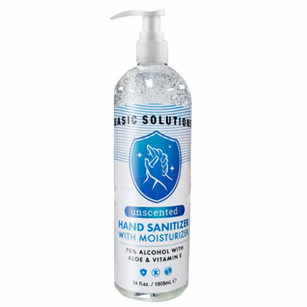 34oz Unscented Sanitizer with Pump