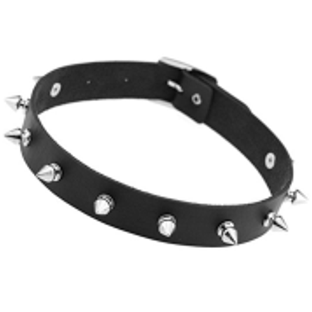 Spiked Pin Buckle Collar