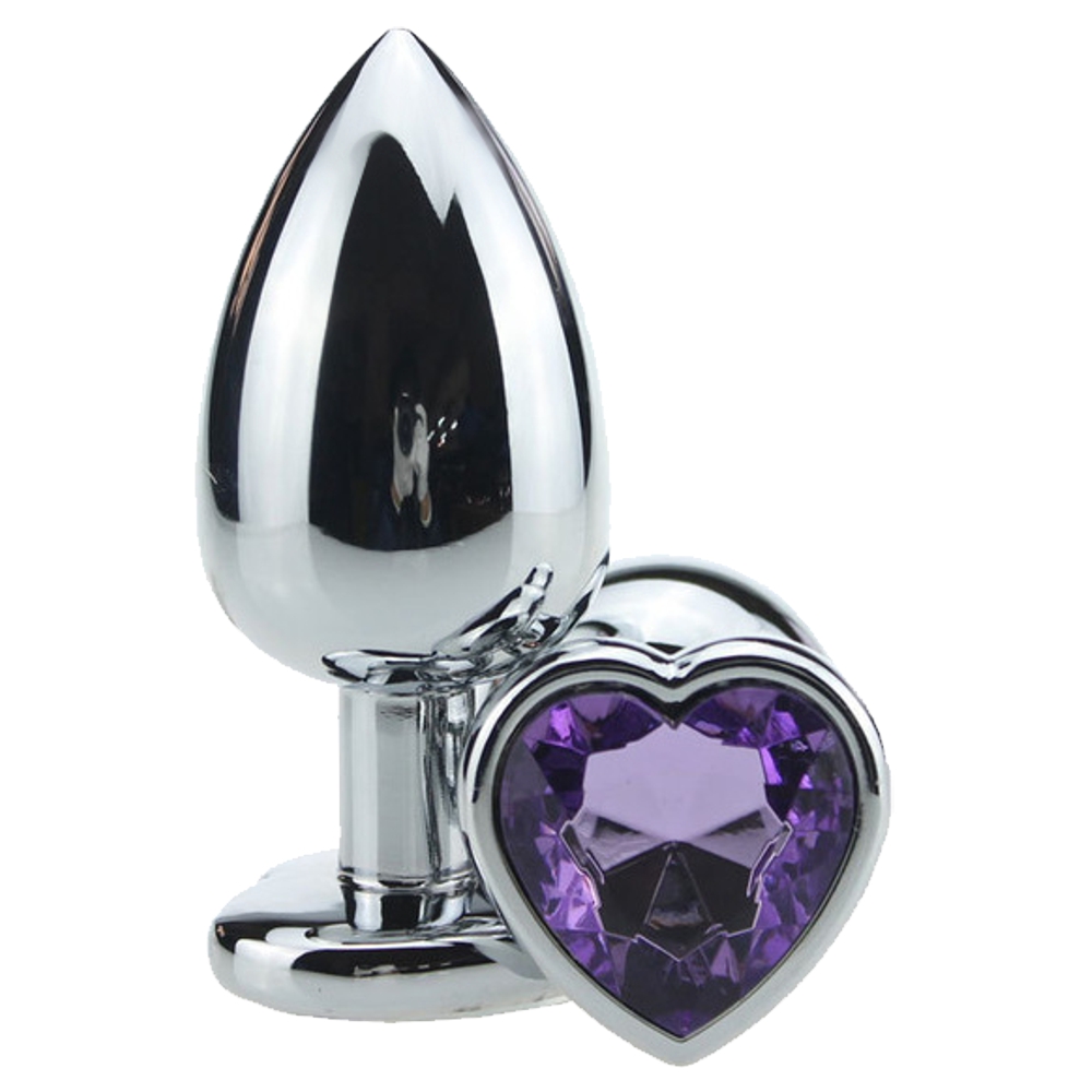 Anal Plug w/Heart Rhinestone