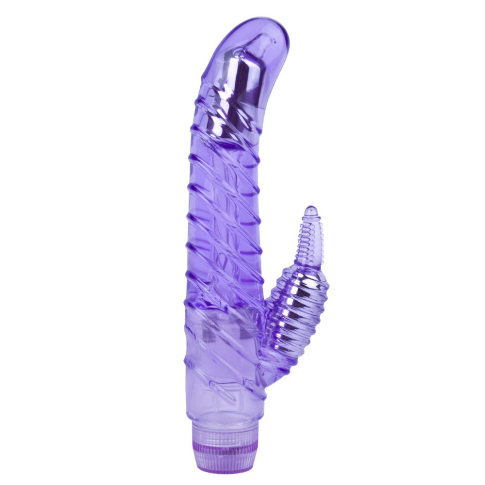 Dual Stimulator Vibrator Purple
